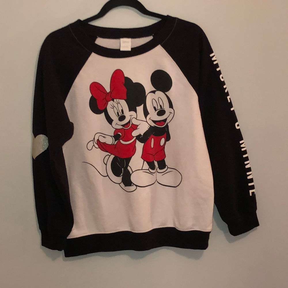 Disney Mickey and Minnie Sweatshirts Jr Size L